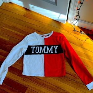 Colorblock Tommy Hilfiger longsleeve sleepshirt
